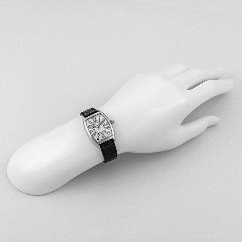 ROOK JAPAN:FRANCK MULLER CINTREES CURVEX BLACK LEATHER WOMEN WATCH 1752QZREL-SLV-BLK-EN,Luxury Watch,Franck Muller