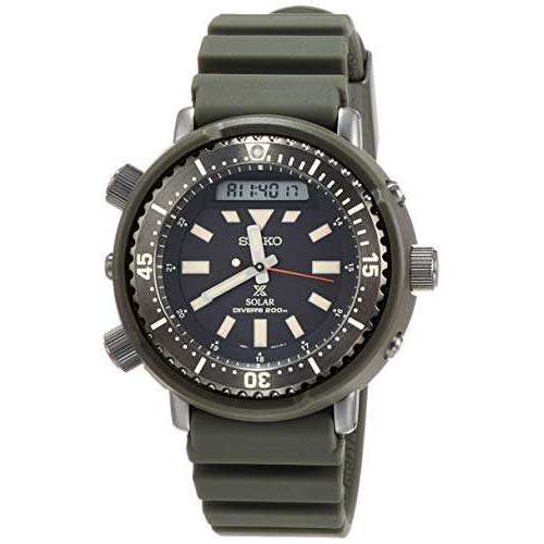 ROOK JAPAN:SEIKO PROSPEX PADI SOLAR DIVER ANA-DIGI MEN WATCH SBEQ009,JDM Watch,Seiko Prospex