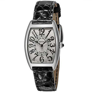 ROOK JAPAN:FRANCK MULLER CINTREES CURVEX BLACK LEATHER WOMEN WATCH 1752QZREL-SLV-BLK-EN,Luxury Watch,Franck Muller