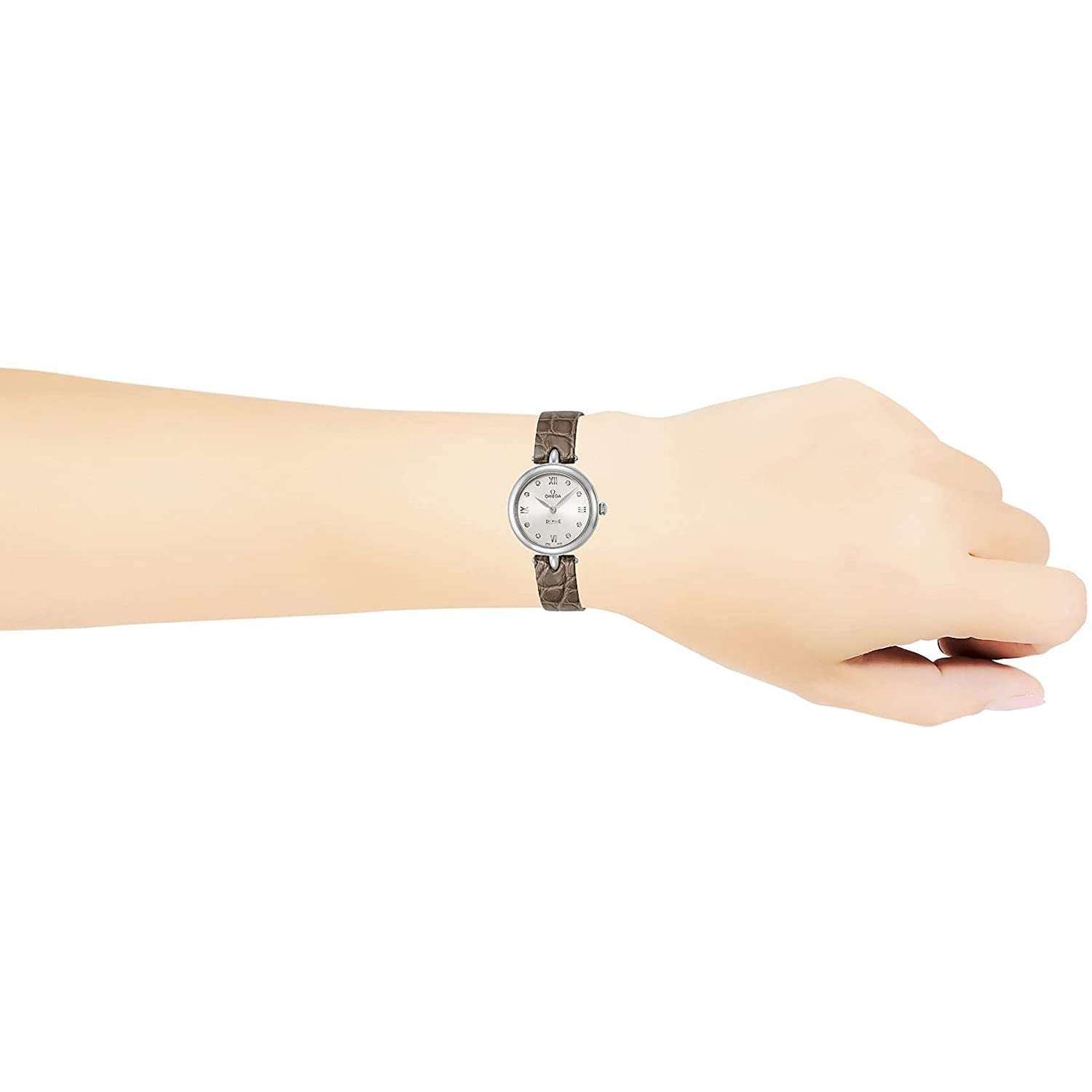 ROOK JAPAN:OMEGA DE VILLE QUARTZ 27 MM WOMEN WATCH 424.13.27.60.52.001,Luxury Watch,Omega