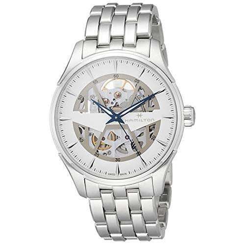 ROOK JAPAN:HAMILTON JAZZMASTER SKELETON AUTO 40 MM MEN WATCH H42535110,Fashion Watch,Hamilton