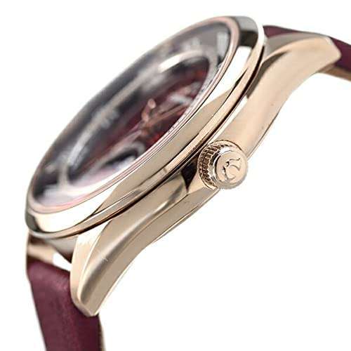 CAMPANOLA MOON PHASE RED LACQUER PEARL WOMEN WATCH EZ2002-01W - ROOK JAPAN