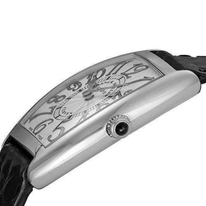 ROOK JAPAN:FRANCK MULLER CINTREES CURVEX BLACK LEATHER WOMEN WATCH 1752QZREL-SLV-BLK-EN,Luxury Watch,Franck Muller