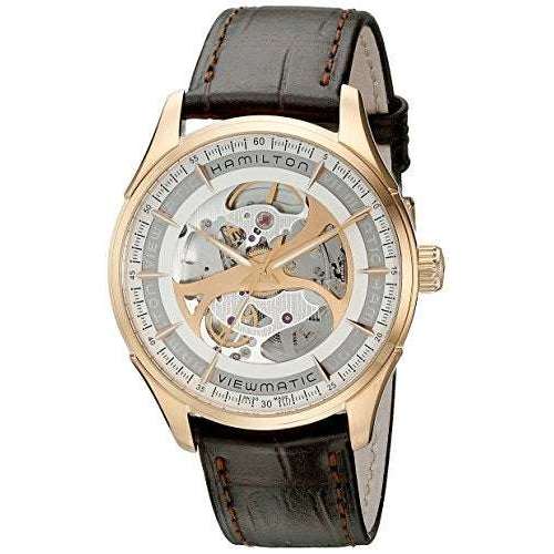 ROOK JAPAN:HAMILTON JAZZMASTER VIEWMATIC SKELETON GENT AUTO 40 MM MEN WATCH H42545551,Fashion Watch,Hamilton