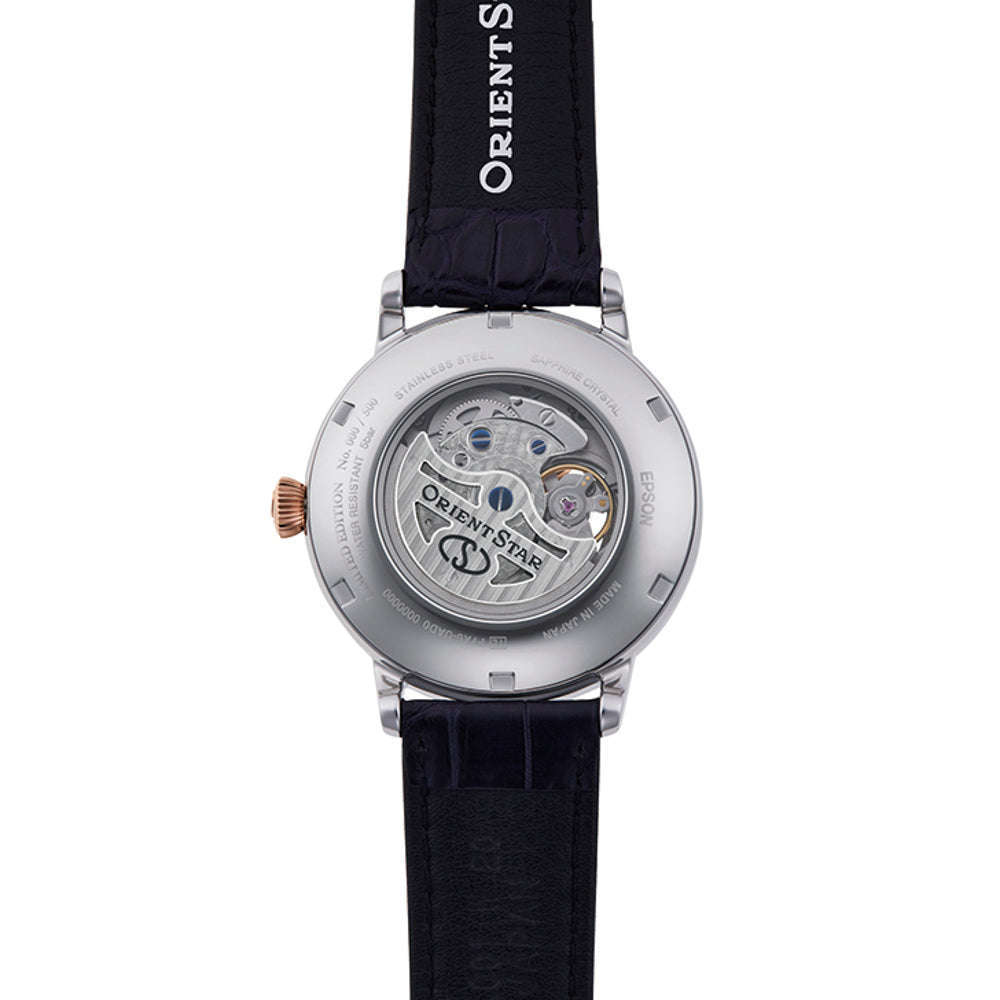 ROOK JAPAN:ORIENT STAR CLASSIC COLLECTION MECHANICAL MOON PHASE MEN WATCH (500 LIMITED) RK-AM0009L,JDM Watch,Orient Star Mechanical Moon Phase