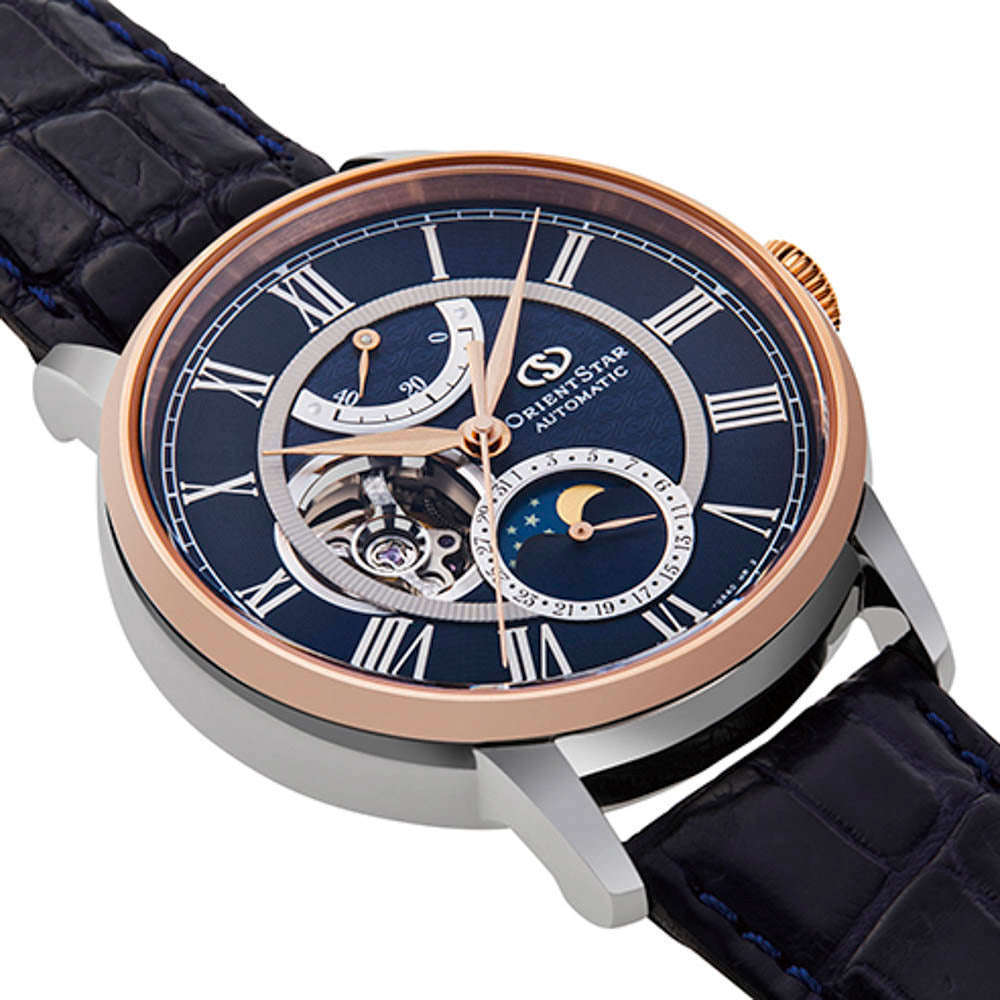 ROOK JAPAN:ORIENT STAR CLASSIC COLLECTION MECHANICAL MOON PHASE MEN WATCH (500 LIMITED) RK-AM0009L,JDM Watch,Orient Star Mechanical Moon Phase