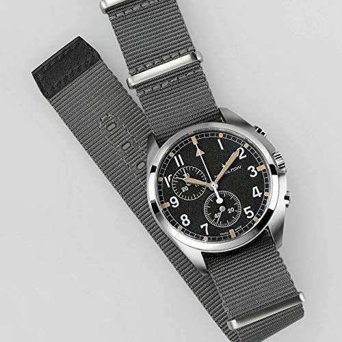 ROOK JAPAN:HAMILTON KHAKI AVIATION PILOT PIONEER CHRONO QUARTZ 36 MM MEN WATCH H76522931,Fashion Watch,Hamilton