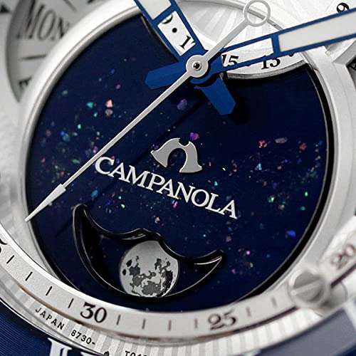 ROOK JAPAN:CAMPANOLA MOON PHASE ECO DRIVE MEN WATCH BU0020-20A,JDM Watch,Campanola