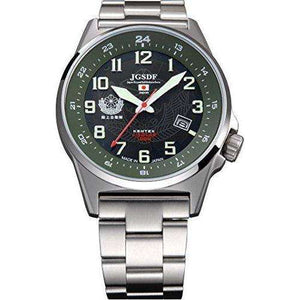 ROOK JAPAN:KENTEX JSDF STANDARD SOLAR GROUND PROFESSIONAL MODEL SILVER MEN WATCH S715M-04,JDM Watch,KENTEX(ケンテックス)