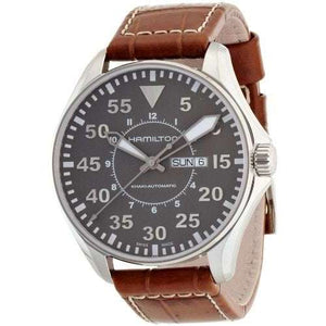 ROOK JAPAN:HAMILTON KHAKI AVIATION PILOT DAY DATE AUTO 46 MM MEN WATCH H64715885,Fashion Watch,Hamilton