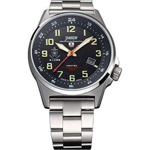 ROOK JAPAN:KENTEX JSDF STANDARD SOLAR MARINE PROFESSIONAL MODEL SILVER MEN WATCH S715M-06,JDM Watch,KENTEX(ケンテックス)