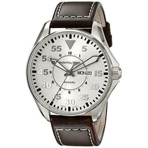ROOK JAPAN:HAMILTON KHAKI AVIATION PILOT DAY DATE QUARTZ 42 MM MEN WATCH H64611555,Fashion Watch,Hamilton