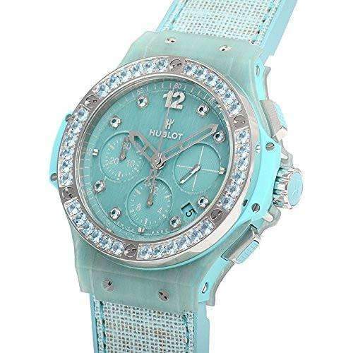 HUBLOT BIG BANG TURQUOISE LINEN 41 MM WOMEN WATCH