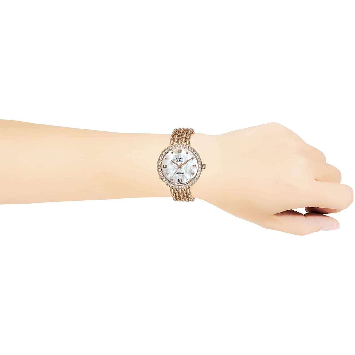 ROOK JAPAN:OMEGA DE VILLE CO-AXIAL CHRONOMETER 33 MM WOMEN WATCH 424.55.33.20.55.007,Luxury Watch,Omega