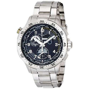 ROOK JAPAN:HAMILTON KHAKI AVIATION WORLDTIMER CHRONO QUARTZ 45 MM MEN WATCH H76714135,Fashion Watch,Hamilton