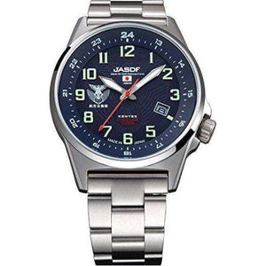 ROOK JAPAN:KENTEX JSDF STANDARD SOLAR AIR PROFESSIONAL MODEL SILVER MEN WATCH S715M-05,JDM Watch,KENTEX(ケンテックス)