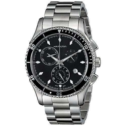 ROOK JAPAN:HAMILTON JAZZMASTER SEAVIEW CHRONO QUARTZ 44 MM MEN WATCH H37512131,Fashion Watch,Hamilton