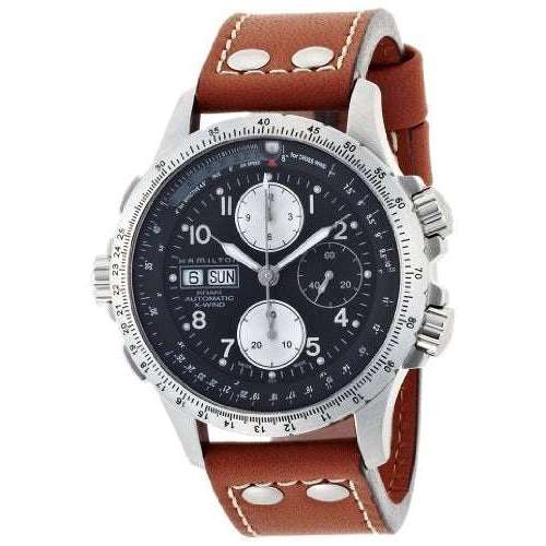 ROOK JAPAN:HAMILTON KHAKI AVIATION X-WIND AUTO CHRONO 44 M MEN WATCH H77616533,Fashion Watch,Hamilton