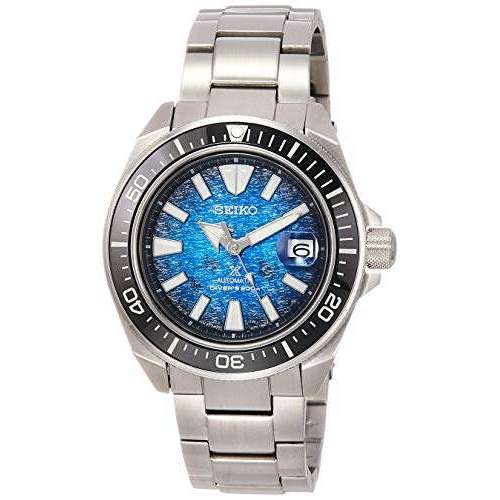 SEIKO PROSPEX SAMURAI SAVE THE OCEAN MANTA RAY MEN WATCH