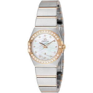 ROOK JAPAN:OMEGA CONSTELLATION QUARTZ 23.5 MM WOMEN WATCH 123.25.24.60.55.012,Luxury Watch,Omega