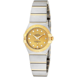 ROOK JAPAN:OMEGA CONSTELLATION QUARTZ 24.5 MM WOMEN WATCH 123.20.24.60.58.001,Luxury Watch,Omega