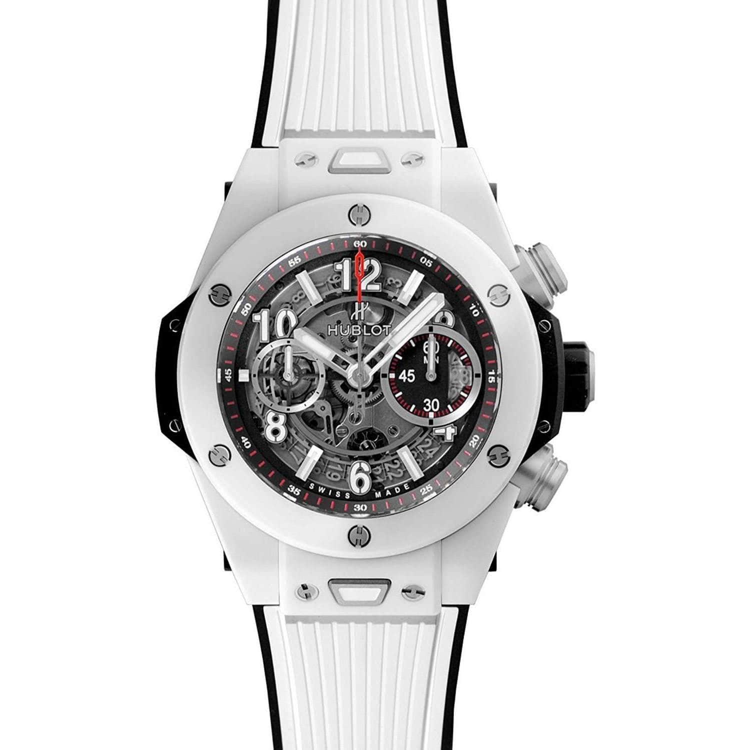 HUBLOT BIG BANG UNICO WHITE CERAMIC 45 MM MEN WATCH 411.HX.1170.HX