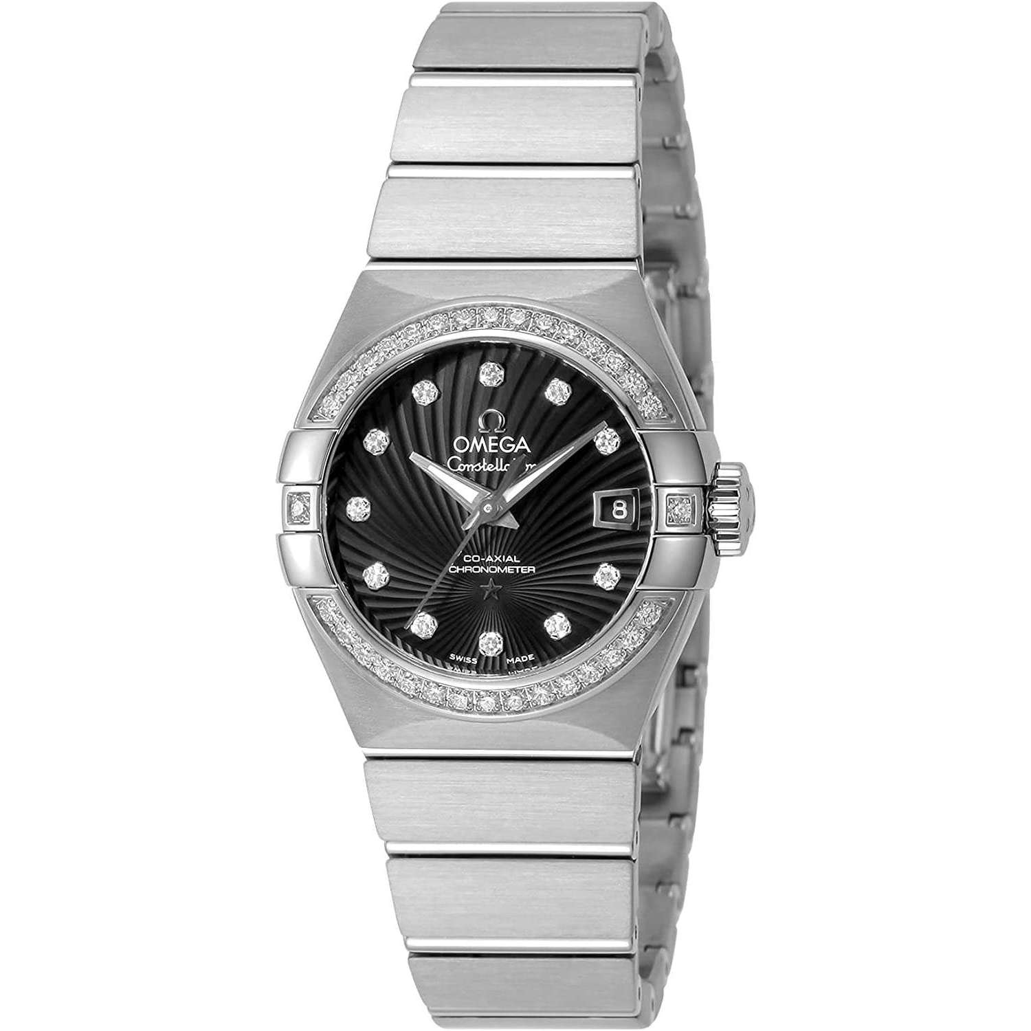 ROOK JAPAN:OMEGA CONSTELLATION CO‑AXIAL CHRONOMETER 27 MM WOMEN WATCH 123.15.27.20.51.001,Luxury Watch,Omega