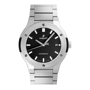 ROOK JAPAN:HUBLOT ClASSIC FUSION TITANIUM BRACELET 45 MM  MEN WATCH 510.NX.1170.NX,Luxury Watch,Hublot