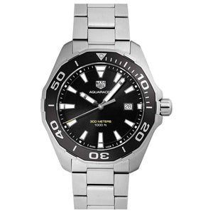 ROOK JAPAN:TAG HEUER AQUARACER BLACK DIAL MEN WATCH WAY101A.BA0746,Luxury Watch,Tag Heuer Aquaracer