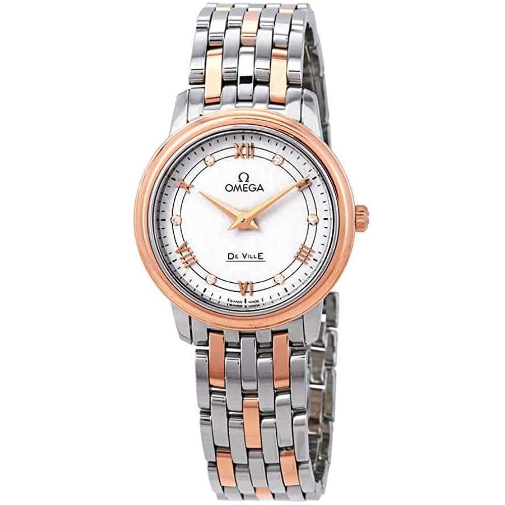 ROOK JAPAN:OMEGA DE VILLE PRESTIGE QUARTZ 27 MM WOMEN WATCH 424.20.27.60.52.003,Luxury Watch,Omega