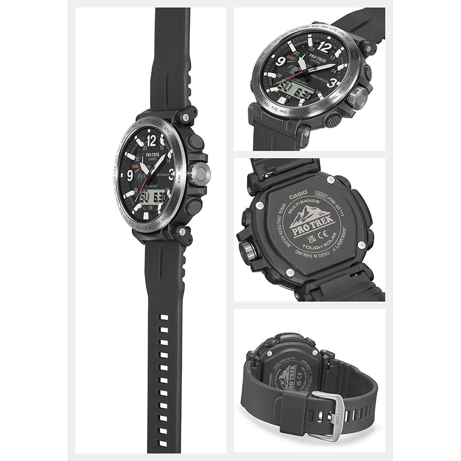 ROOK JAPAN:CASIO PROTREK CLIMBER LINE JDM MEN WATCH PRW-6611Y-1JF,JDM Watch,Casio Protrek