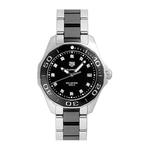 ROOK JAPAN:TAG HEUER AQUARACER BLACK DIAL DIAMOND WOMEN WATCH WAY131C.BA0913,Luxury Watch,Tag Heuer Aquaracer