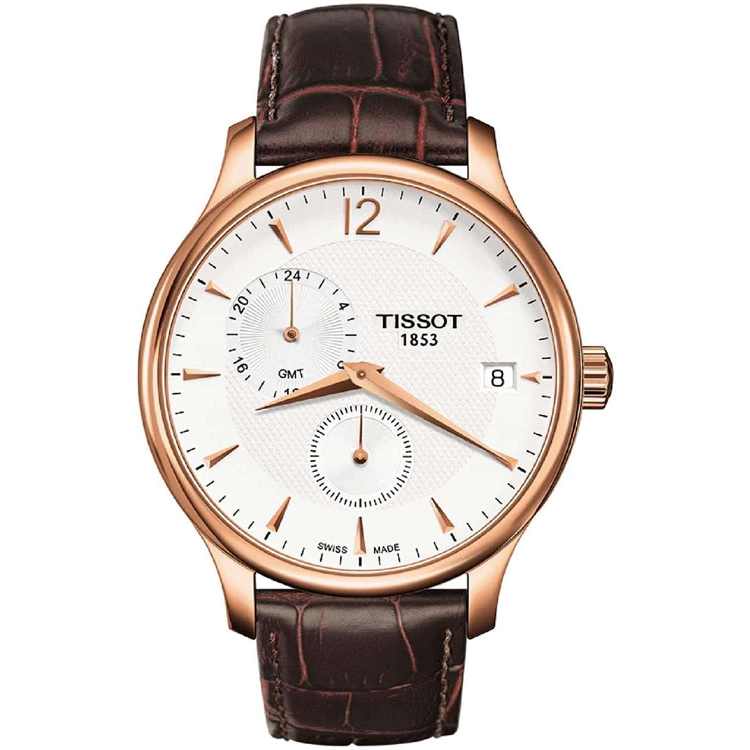 ROOK JAPAN:TISSOT TRADITION GMT 42 MM MEN WATCH T0636393603700,Luxury Watch,Tissot Tradition