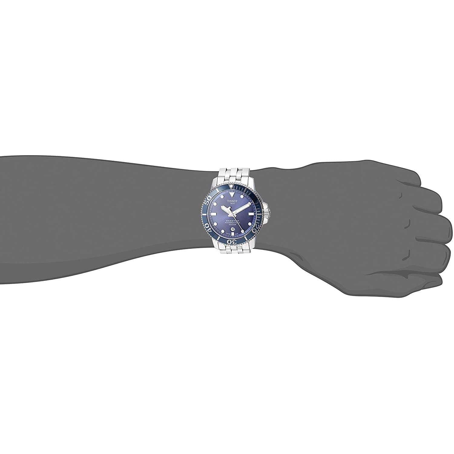 TISSOT SEASTAR POWERMATIC 80 SILICIUM 43 MM MEN WATCH