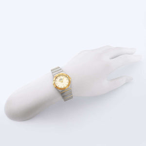 ROOK JAPAN:OMEGA CONSTELLATION QUARTZ 26.5 MM WOMEN WATCH 123.20.27.60.57.001,Luxury Watch,Omega