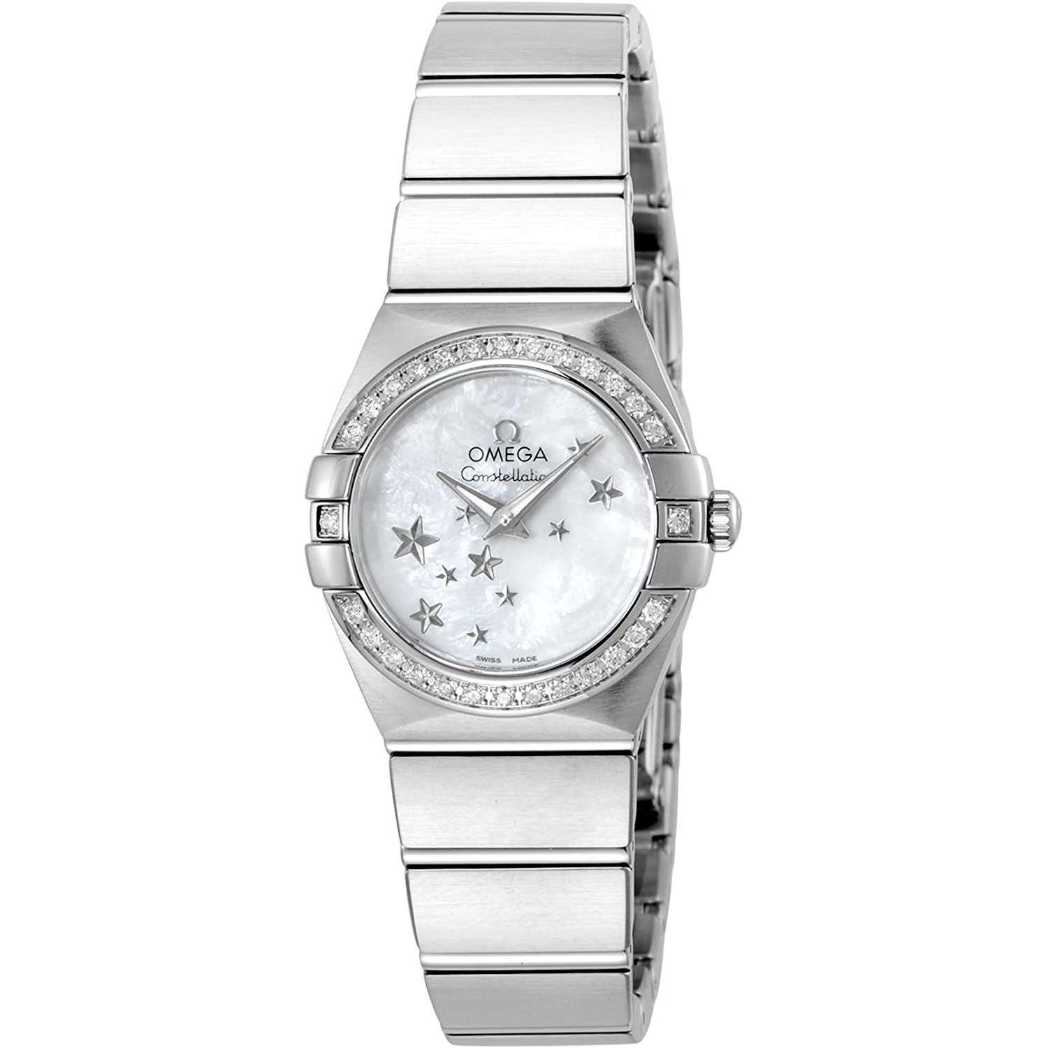 ROOK JAPAN:OMEGA CONSTELLATION QUARTZ 25 MM WOMEN WATCH 123.15.24.60.05.003,Luxury Watch,Omega