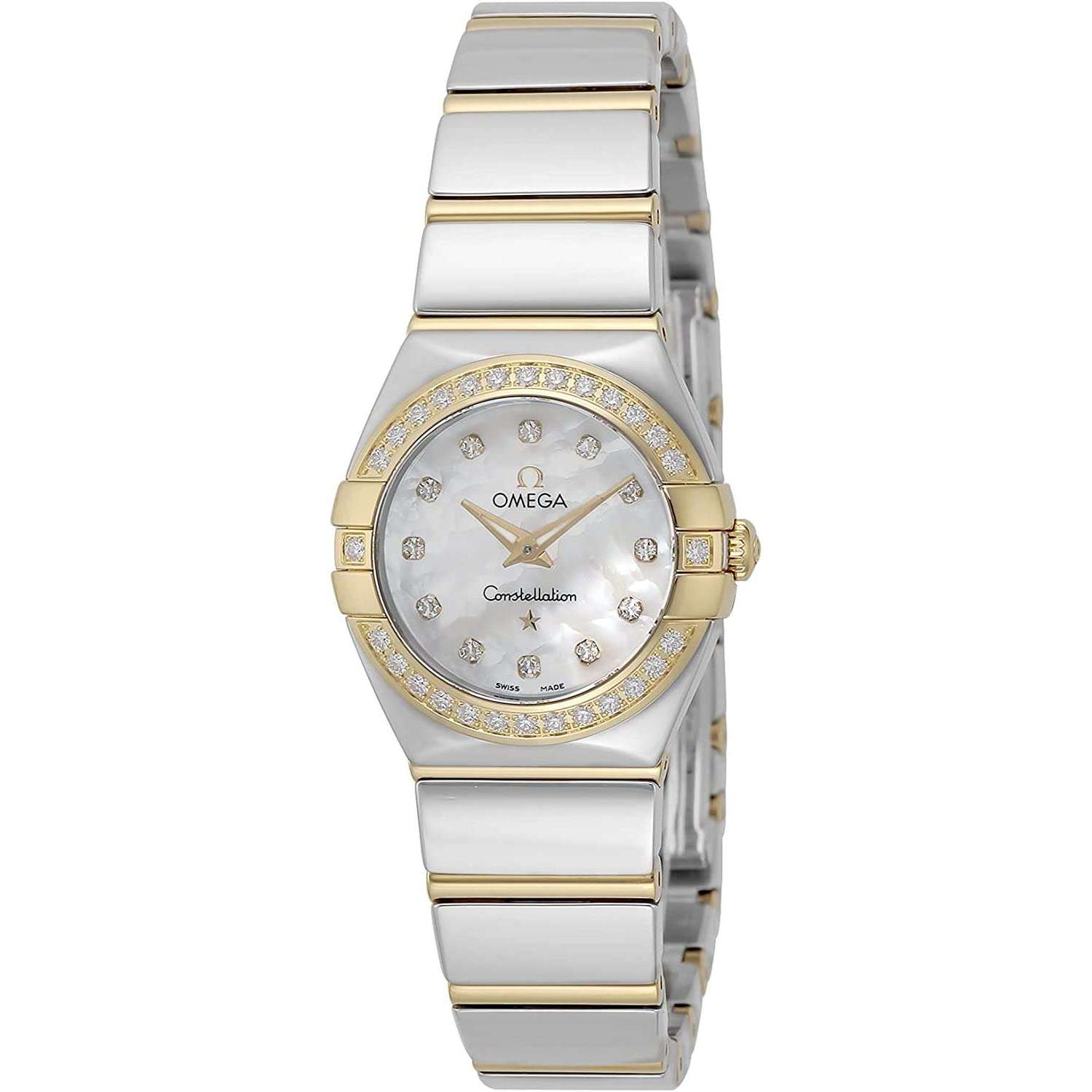 ROOK JAPAN:OMEGA CONSTELLATION QUARTZ 24 MM WOMEN WATCH 123.25.24.60.55.007,Luxury Watch,Omega