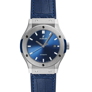 ROOK JAPAN:HUBLOT ClASSIC FUSION BLUE TITANIUM 42 MM  MEN WATCH 542.NX.7170.LR,Luxury Watch,Hublot