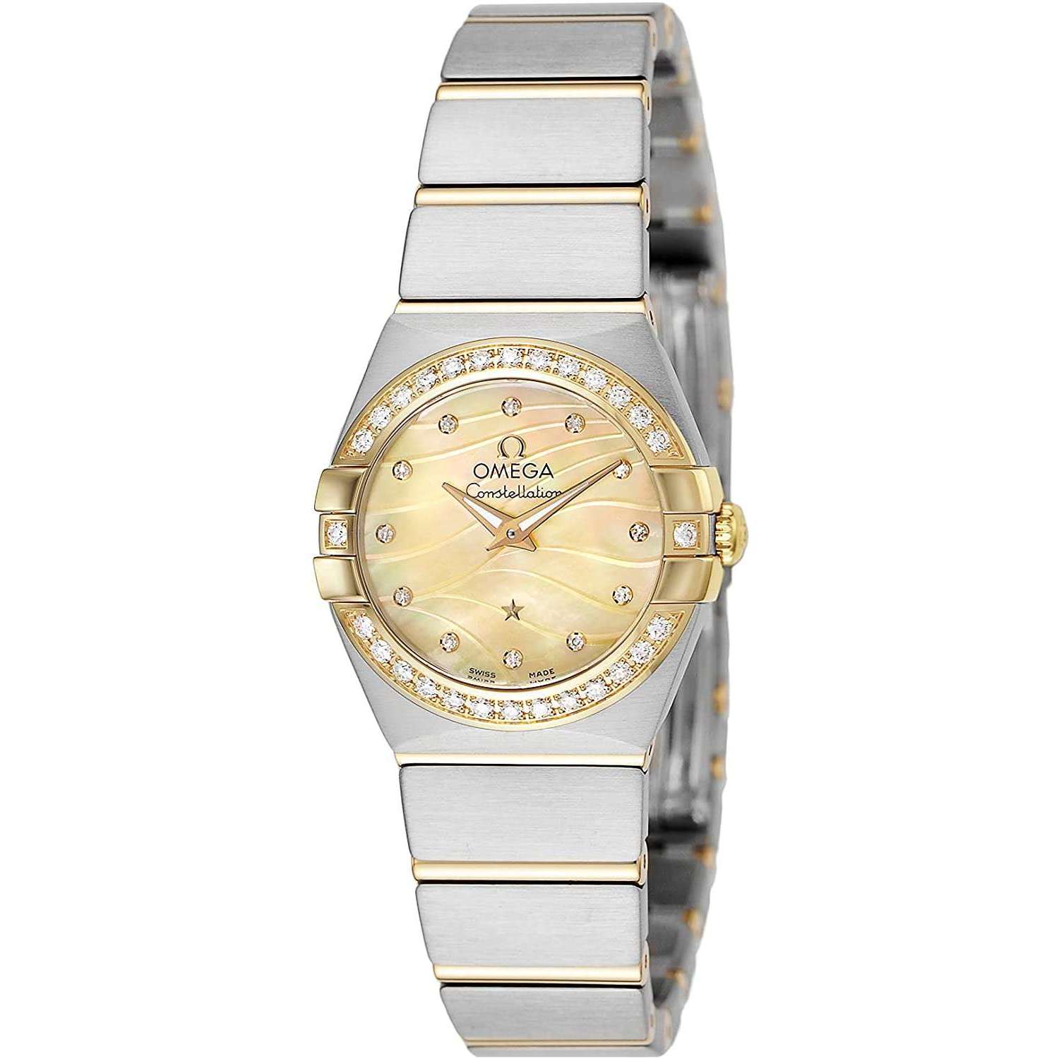 ROOK JAPAN:OMEGA CONSTELLATION QUARTZ 23.5 MM WOMEN WATCH 123.25.24.60.57.001,Luxury Watch,Omega