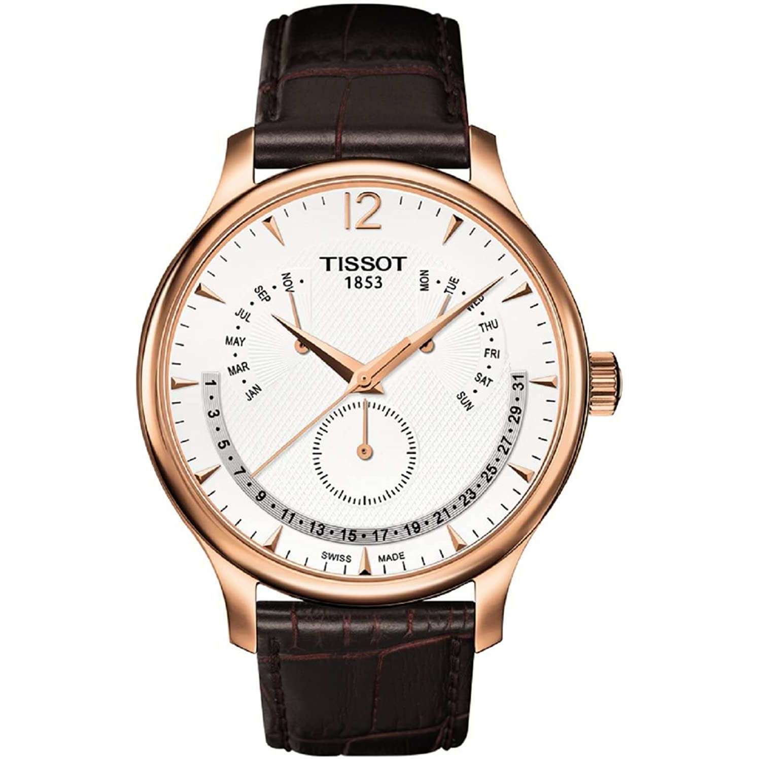 ROOK JAPAN:TISSOT TRADITION QUARTZ 42 MM MEN WATCH T0636373603700,Luxury Watch,Tissot Tradition