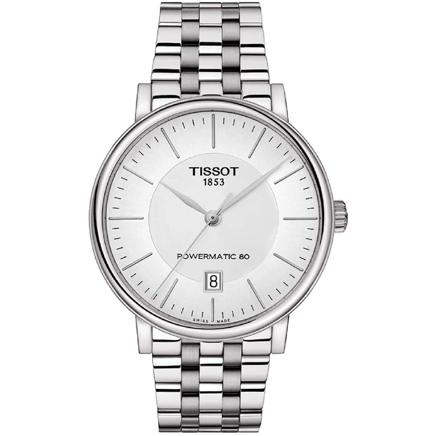 TISSOT CARSON PREMIUM POWERMATIC 80 AUTOMATIC 40 MM MEN WATCH 