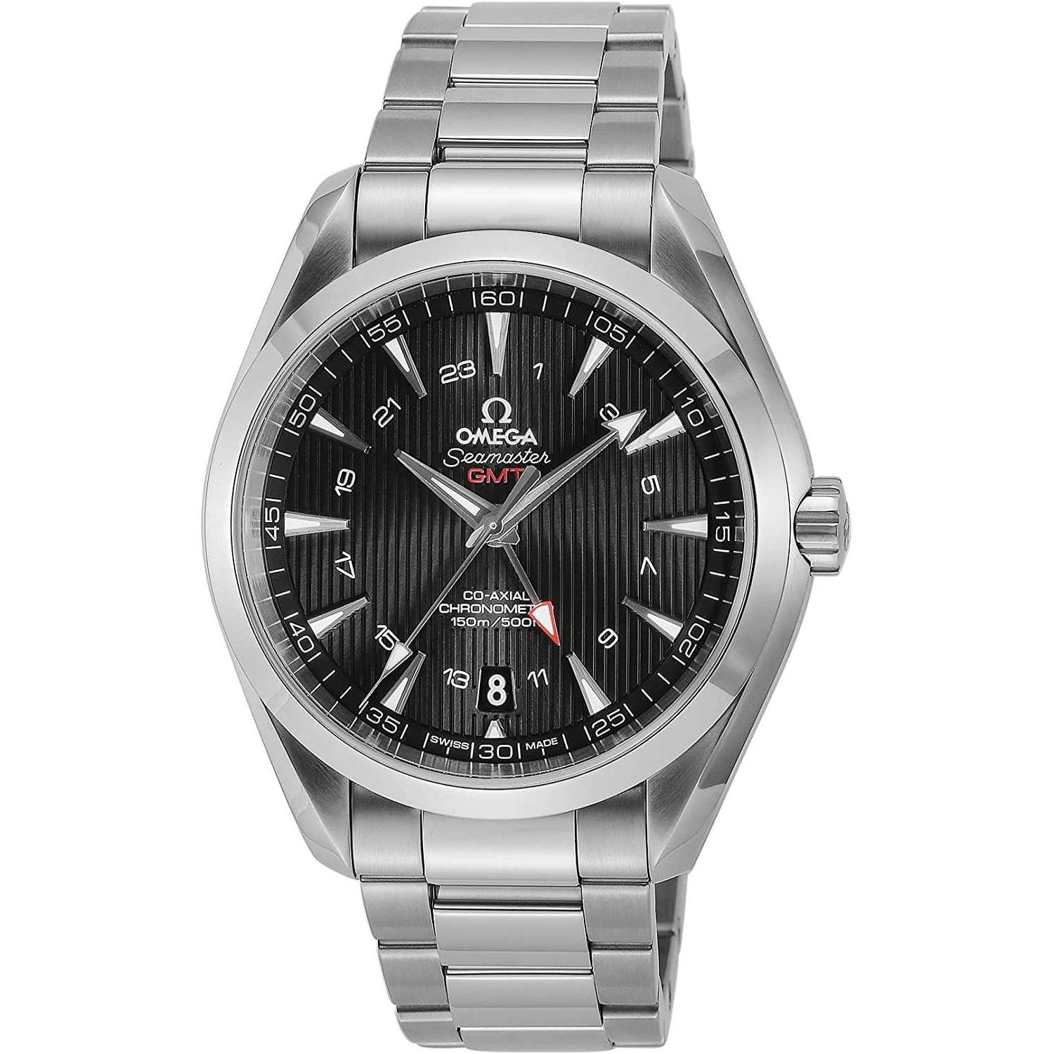 ROOK JAPAN:OMEGA SEAMASTER GMT CO-AXIAL CHRONOMETER 43 MM MEN WATCH 231.10.43.22.01.001,Luxury Watch,Omega