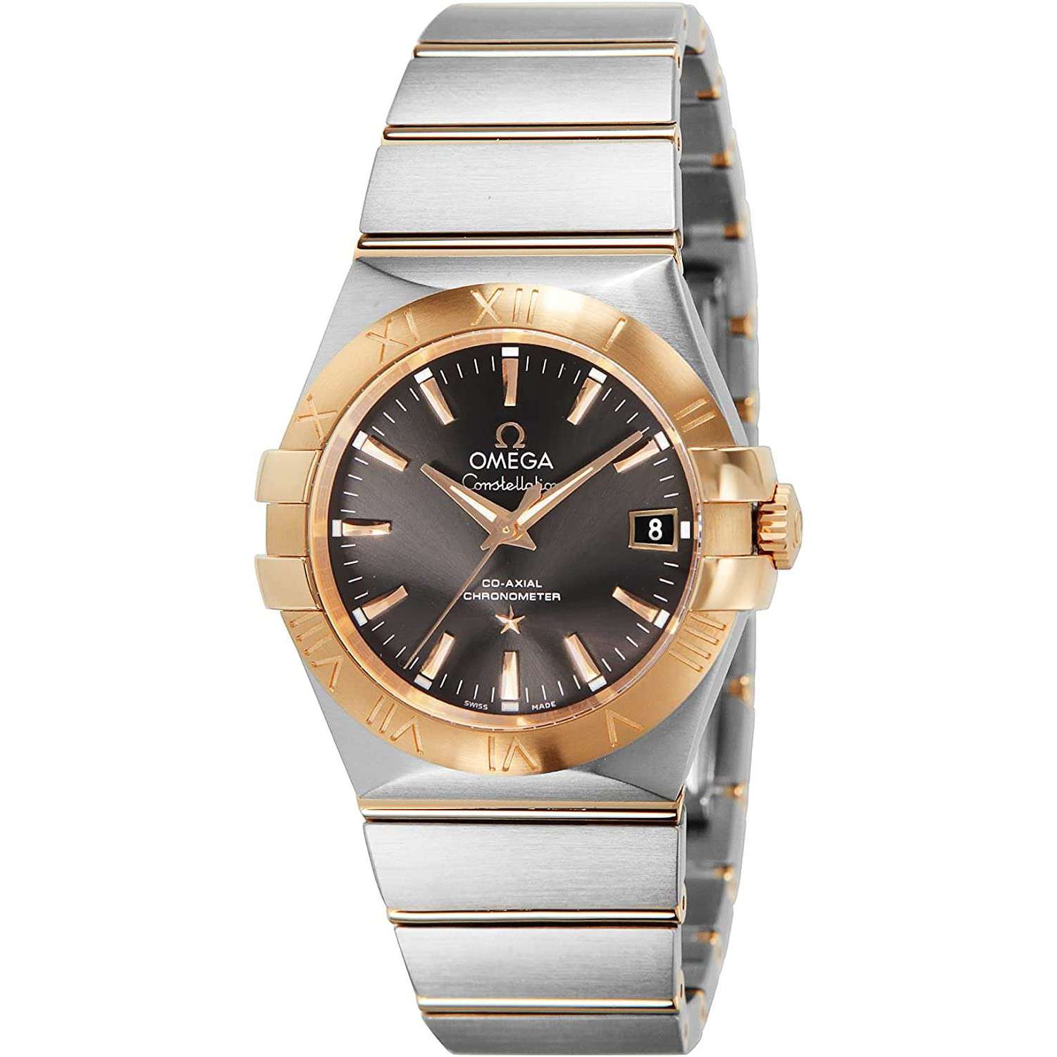 ROOK JAPAN:OMEGA CONSTELLATION CO-AXIAL CHRONOMETER 34 MM MEN WATCH 123.20.35.20.06.001,Luxury Watch,Omega