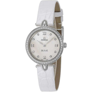 ROOK JAPAN:OMEGA DE VILLE QUARTZ 27 MM WOMEN WATCH 424.18.27.60.55.001,Luxury Watch,Omega