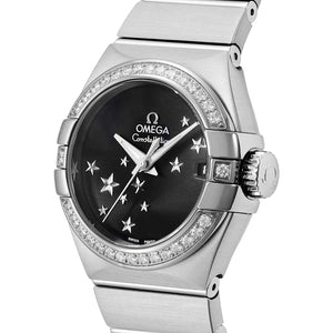 ROOK JAPAN:OMEGA CONSTELLATION CO‑AXIAL CHRONOMETER 28 MM WOMEN WATCH 123.15.27.20.01.001,Luxury Watch,Omega