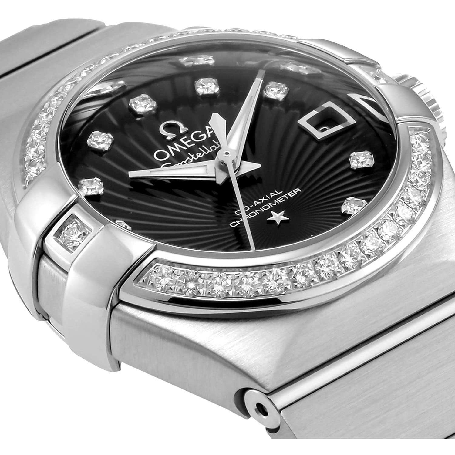 ROOK JAPAN:OMEGA CONSTELLATION CO‑AXIAL CHRONOMETER 27 MM WOMEN WATCH 123.15.27.20.51.001,Luxury Watch,Omega