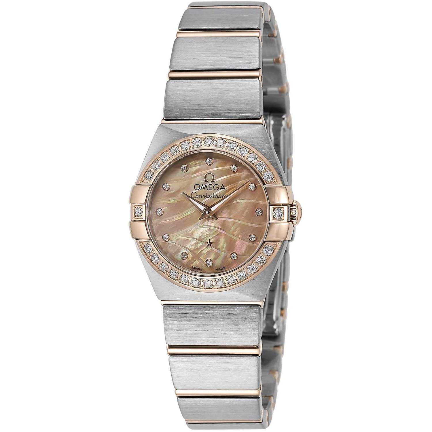 ROOK JAPAN:OMEGA CONSTELLATION QUARTZ 23.5 MM WOMEN WATCH 123.25.24.60.57.002,Luxury Watch,Omega