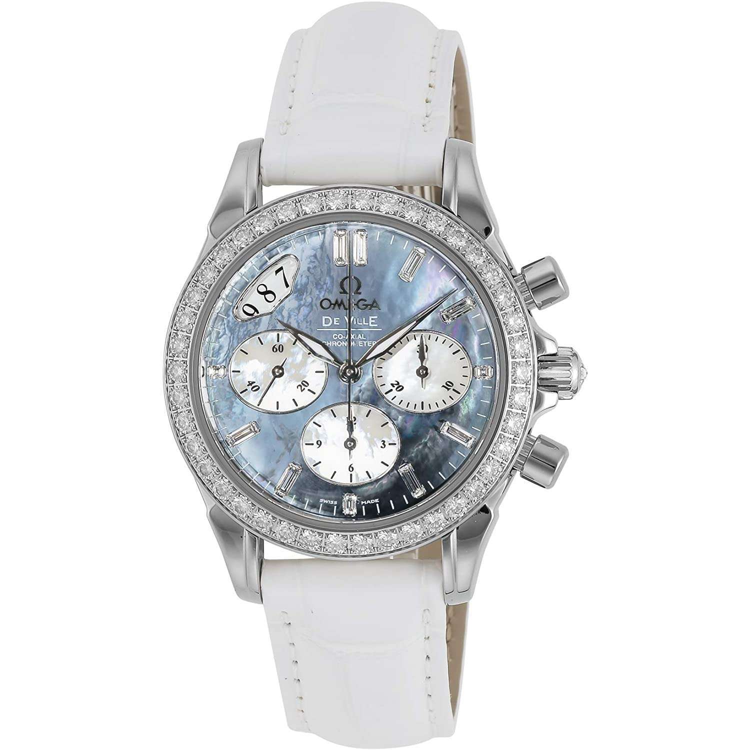 ROOK JAPAN:OMEGA DE VILLE CO-AXIAL CHRONOMETER 35 MM WOMEN WATCH 4679.72.36,Luxury Watch,Omega