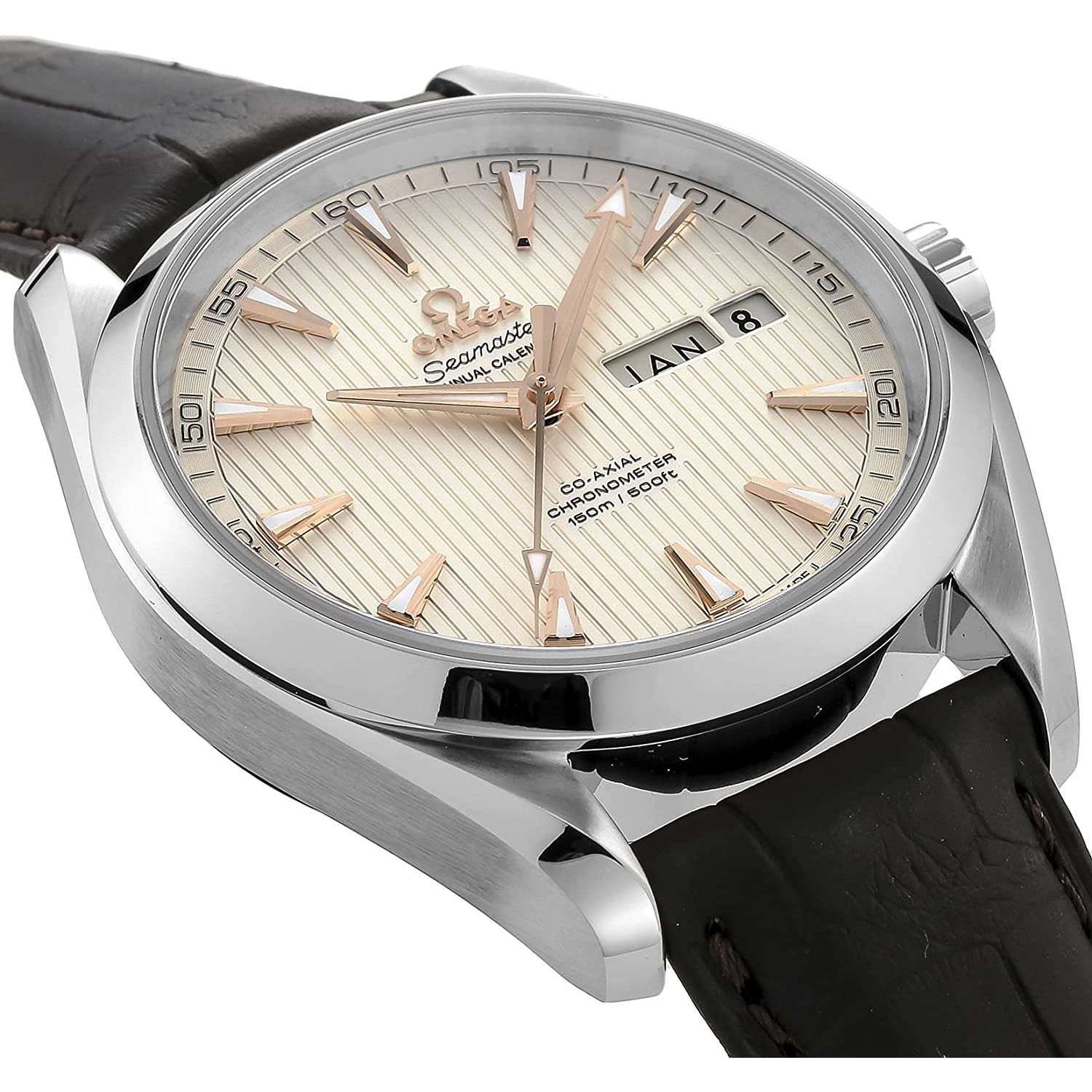 ROOK JAPAN:OMEGA SEAMASTER ANNUAL CALENDAR CO-AXIAL CHRONOMETER 43 MM MEN WATCH 231.13.43.22.02.003,Luxury Watch,Omega