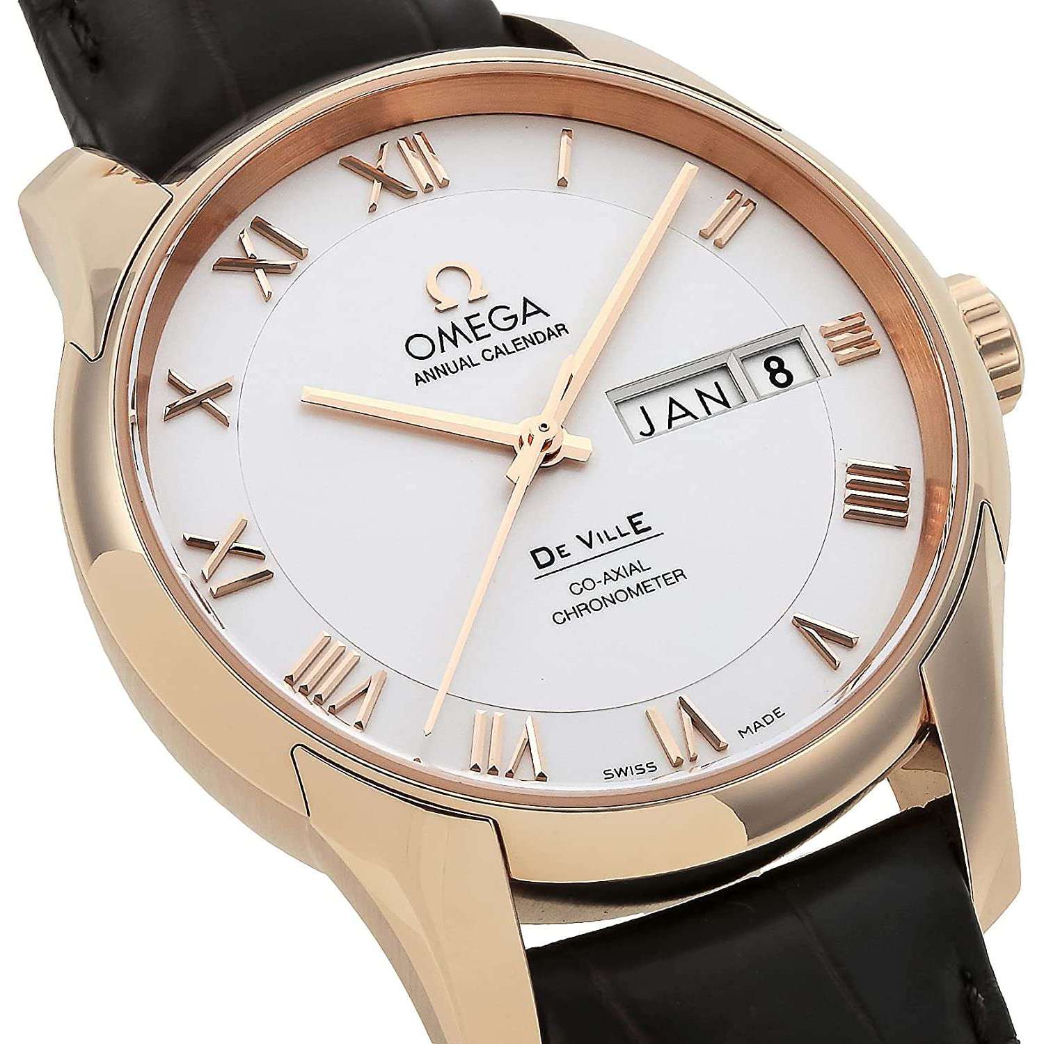 ROOK JAPAN:OMEGA DE VILLE ANNUAL CALENDAR CO-AXIAL CHRONOMETER 41 MM MEN WATCH 431.53.41.22.02.001,Luxury Watch,Omega